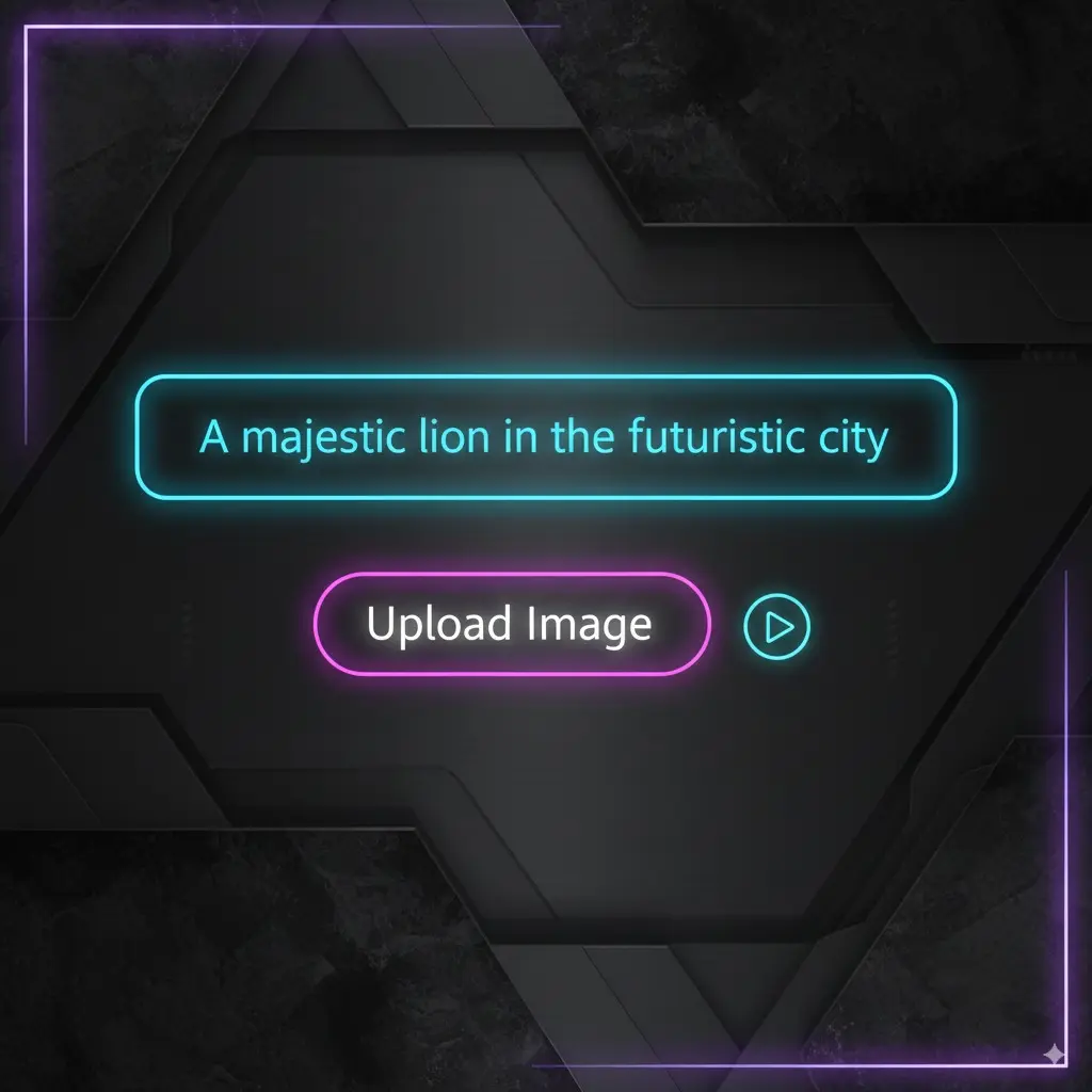 Input text or upload image for Nano Banana